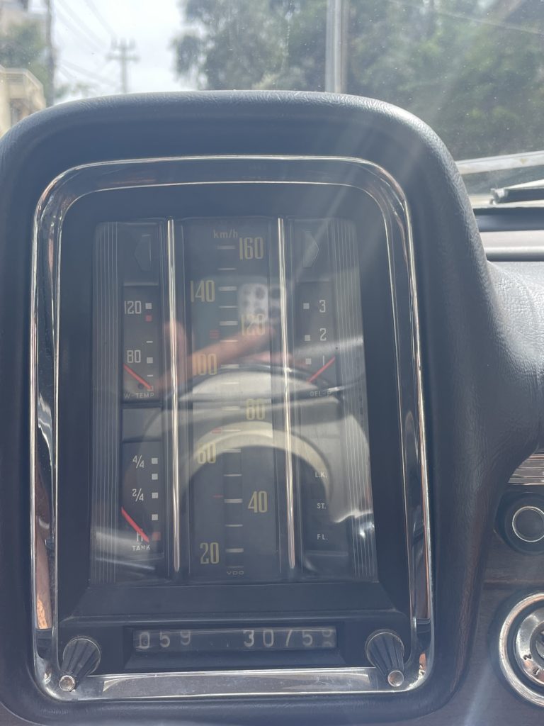 Mercedes 220S W111 1964 during restoration at BAULtech Athens